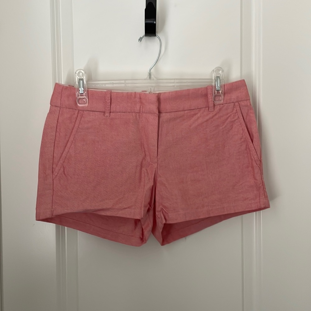 JCrew Red Cotton Shorts